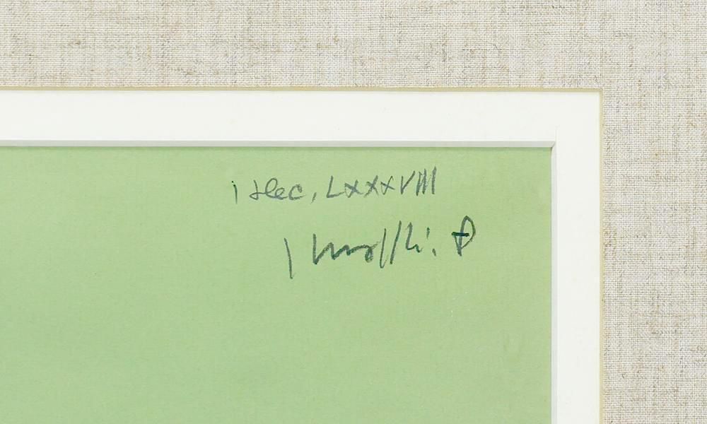真作】【WISH】古沢岩美 パステル 8号大 1988年作 曲線美・後姿