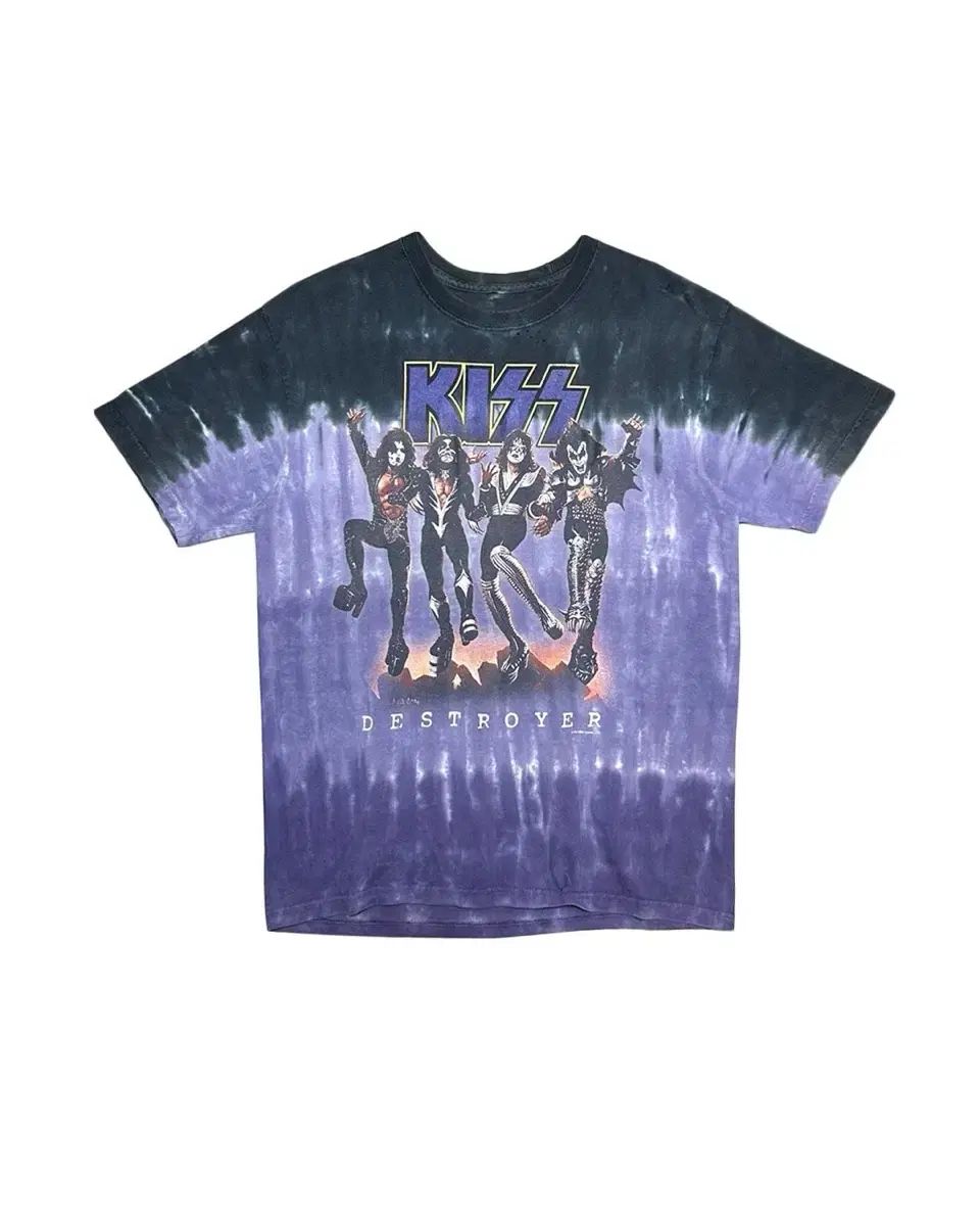 95 ー 100 KITH(キス) Kiss ロックバンド フェード 2005 プリント Tシャツ