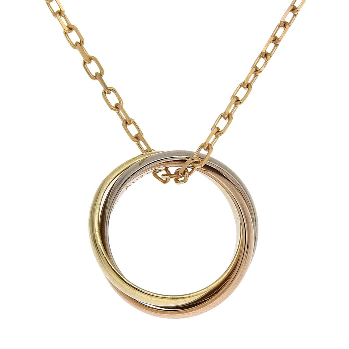 CARTIER カルティエ ベビートリニティ ネックレス K18 イエローゴールド YG K18 ピンクゴールド PG K18 ホワイトゴールド WG ネックレス アクセサリー ジュエリー 三連 3連 シルバー銀 40802156495 アラモード