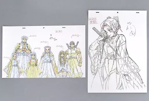 鬼滅の刃　複製原画　イラストボード 中古】原画イラストボード 鬼滅の刃 Blu-ray/DVD 9巻 ufotable購入特典