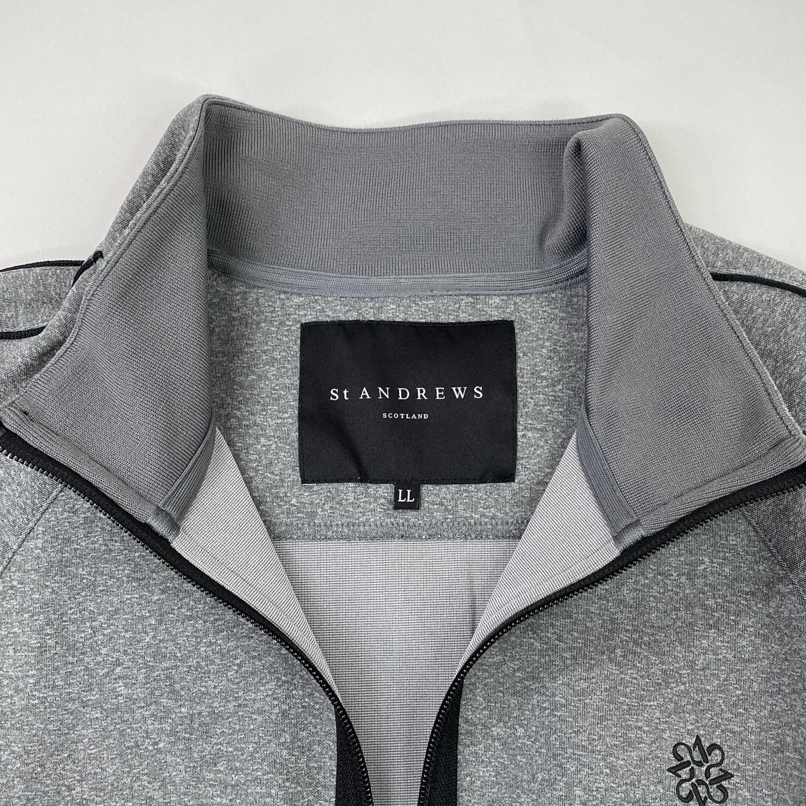 St.Andrews - coco 中古 セントアンドリュース StANDREWS メンズ ブルゾン LL エンジ 長袖 ニット 中綿入り St.Andrews - coco 中古 セントアンドリュース StANDREWS メンズ