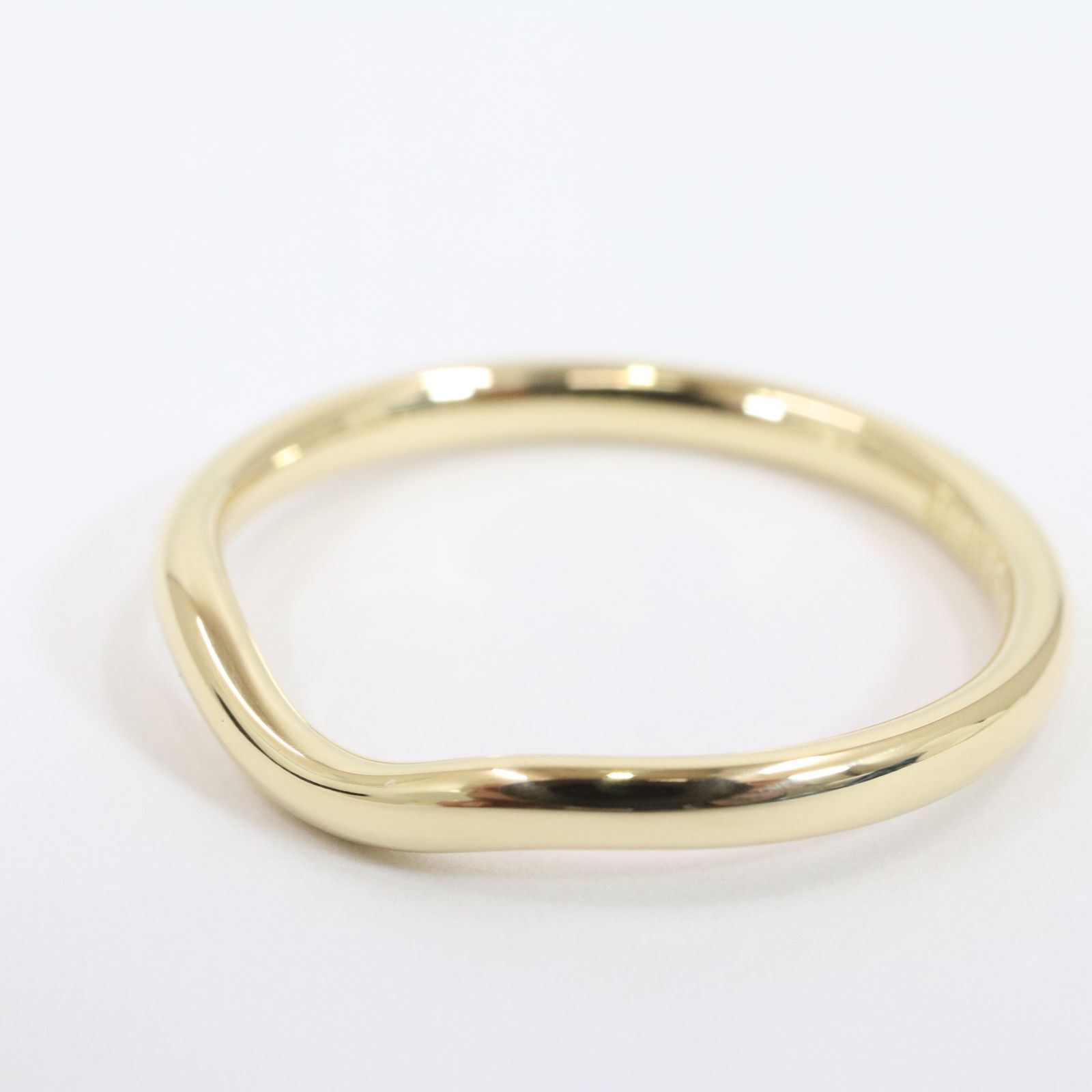 ティファニー リング カーブドバンド 13号 K18YG