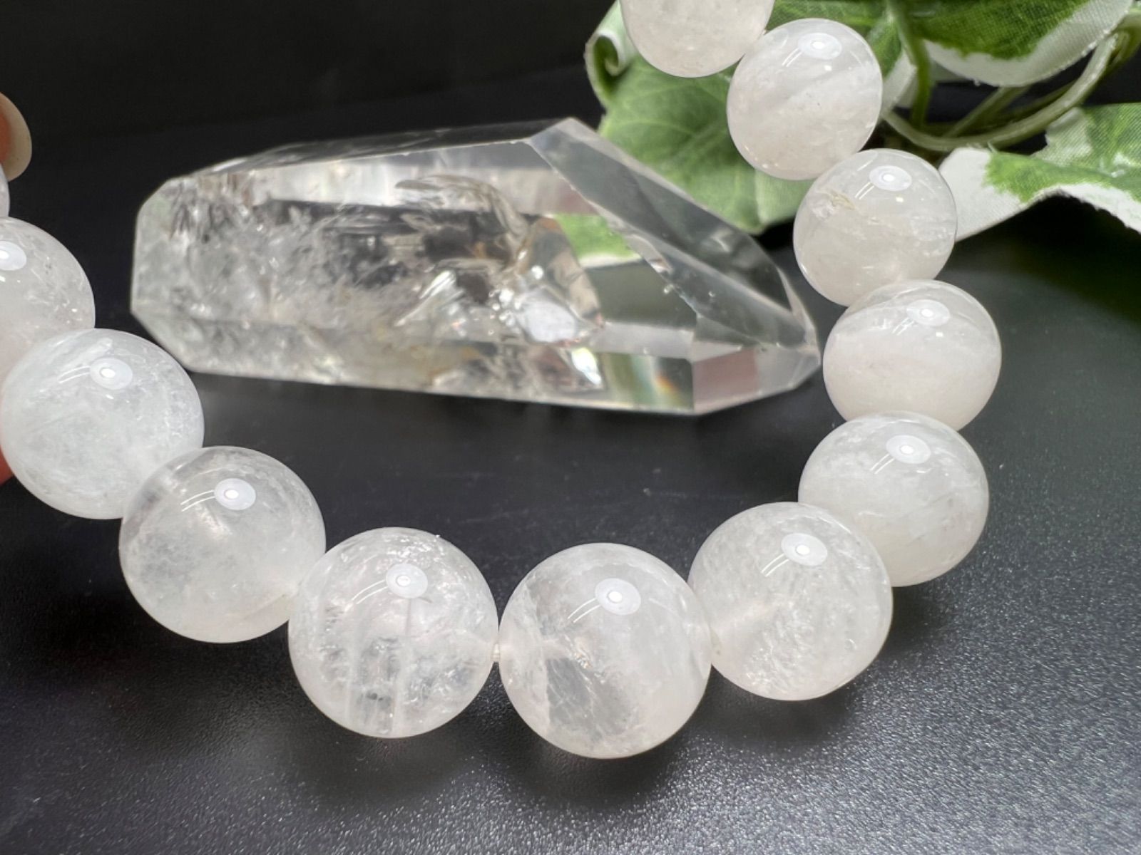 アゼツライトブレスレット10.5 mm天然石 パワーストン キラ