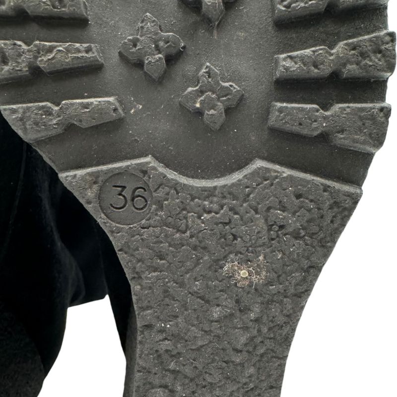 フェンディ FENDI ムートン ロングブーツ ブラック スエード/ムートン 36(約23cm) レディース ブーツ - メルカリ