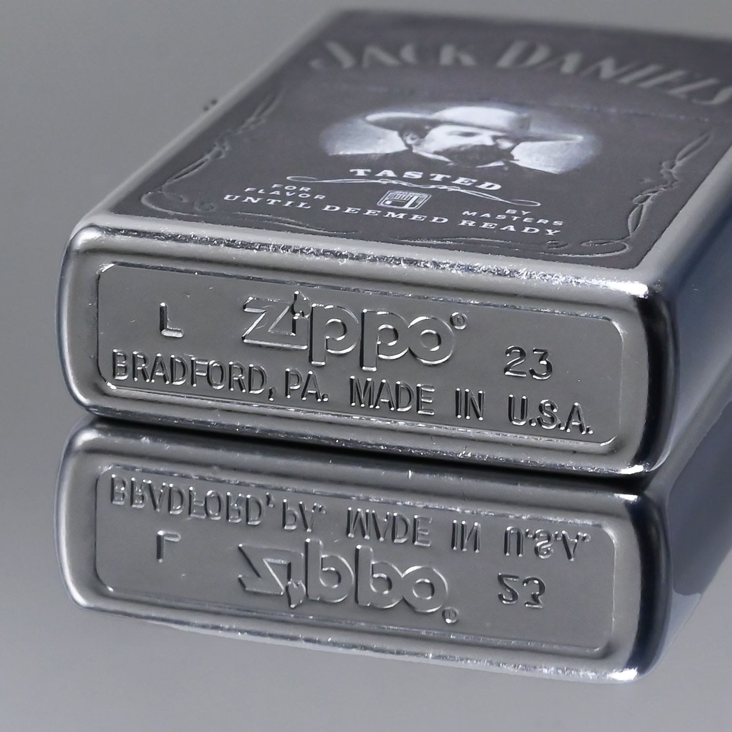 ZIPPO ジッポー ライター JACK DANIELS ジャックダニエル シルバー 48748 喫煙具 煙草 たばこ