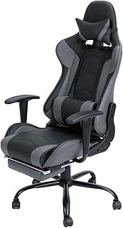 武田コーポレーション ゲーミングチェア リクライニング オットマン付き BK GMES-01 W70㎝