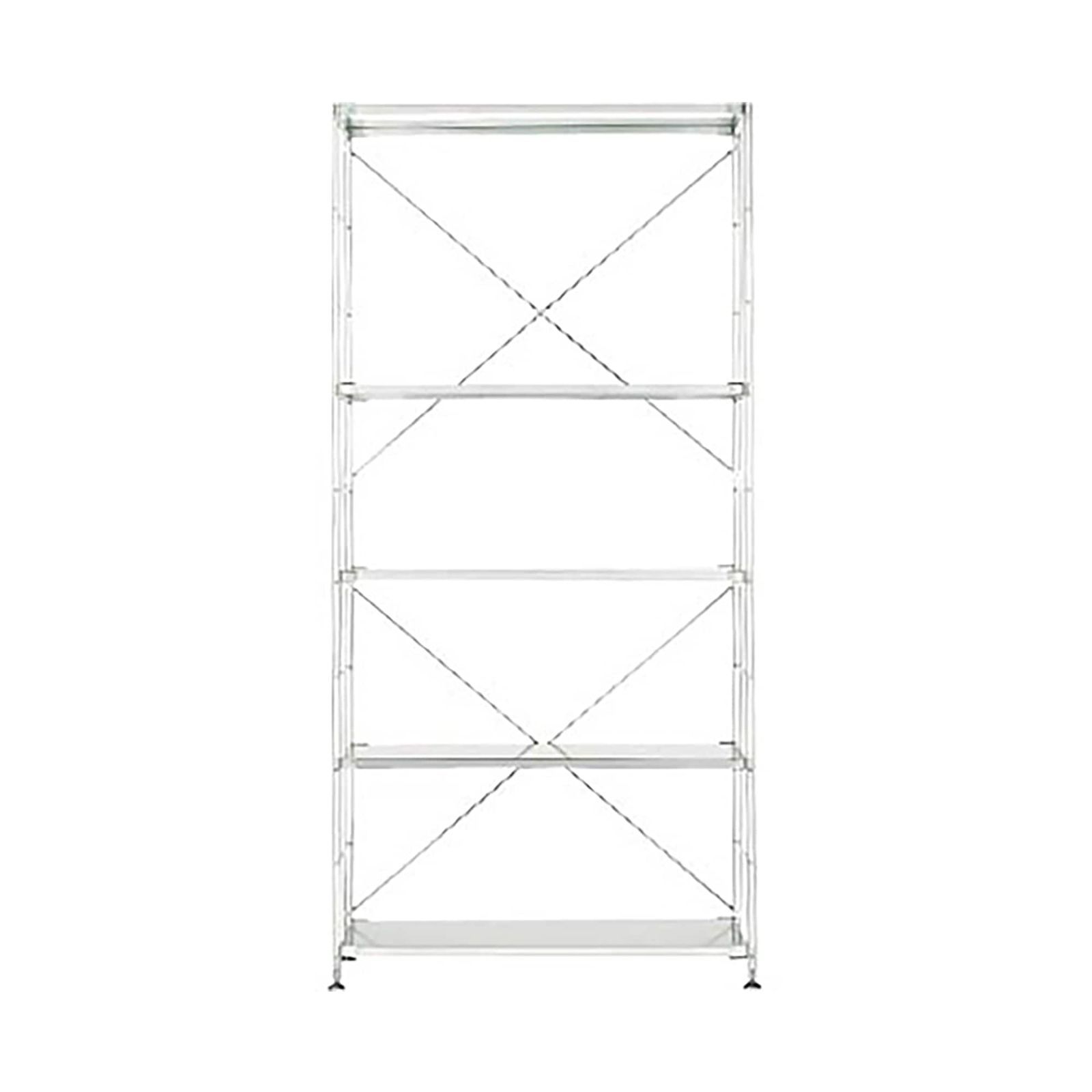 無印良品 ステンレスユニットシェルフ・ステンレス棚セット ワイド 大 幅86×奥行41×高さ175.5cm 83267049