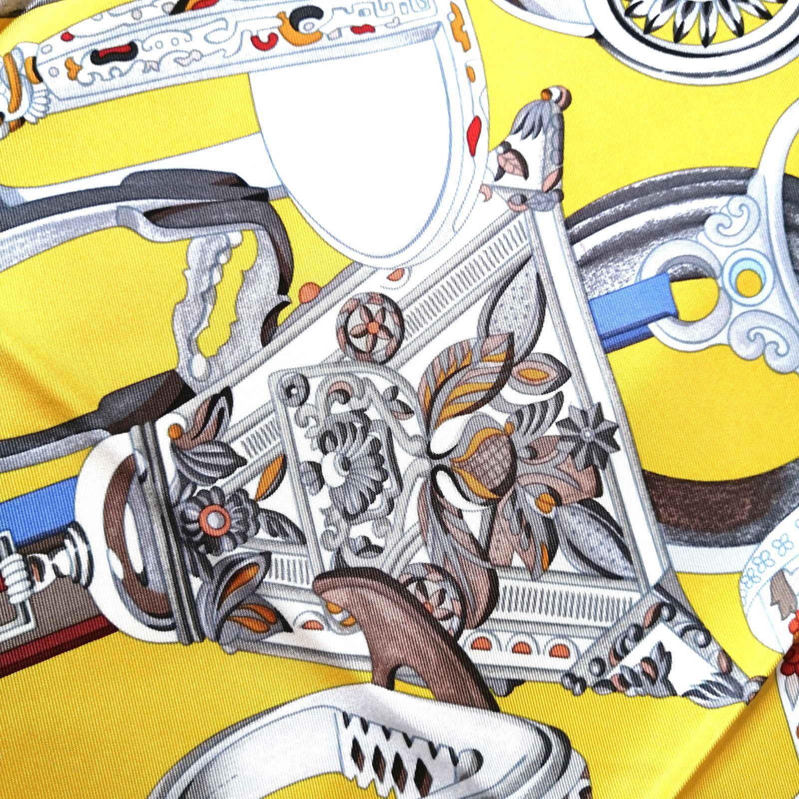 HERMES エルメス　大判スカーフ　カレ90 エトリエ HERMES - エルメス HERMES カレ 90 Concours detriers エトリエ