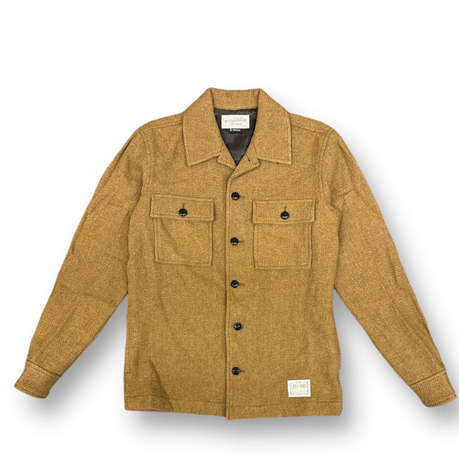 NEIGHBORHOOD 13AW PO WE-SHIRT LS CPO 132SPNH-SHM01 ウール 