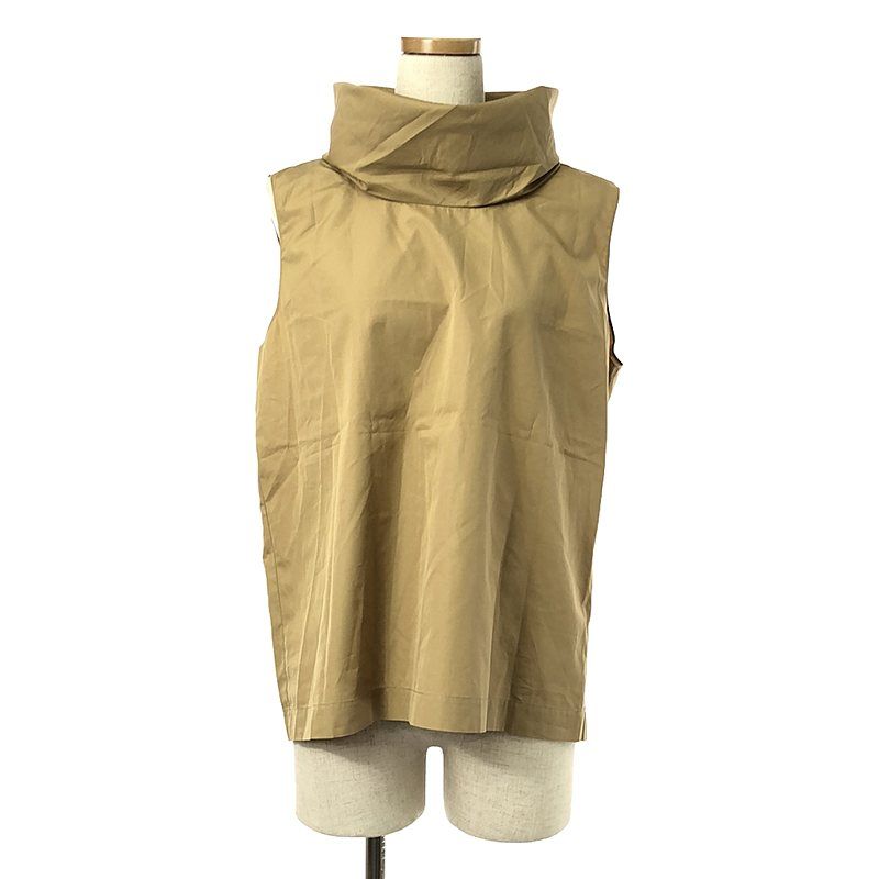 THE ROW - 【美品】  THE ROW / ザロウ | コットン スリーブレス ブラウス トップス | 4 | ベージュ系 | レディース 美品】 THE ROW / ザロウ | コットン スリーブレス ブラウス