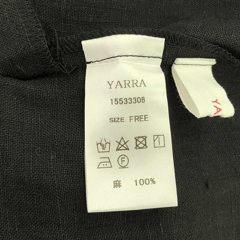YARRA / ヤラ | リネン ワイド サロペット | F | ブラック | レディース - メルカリ