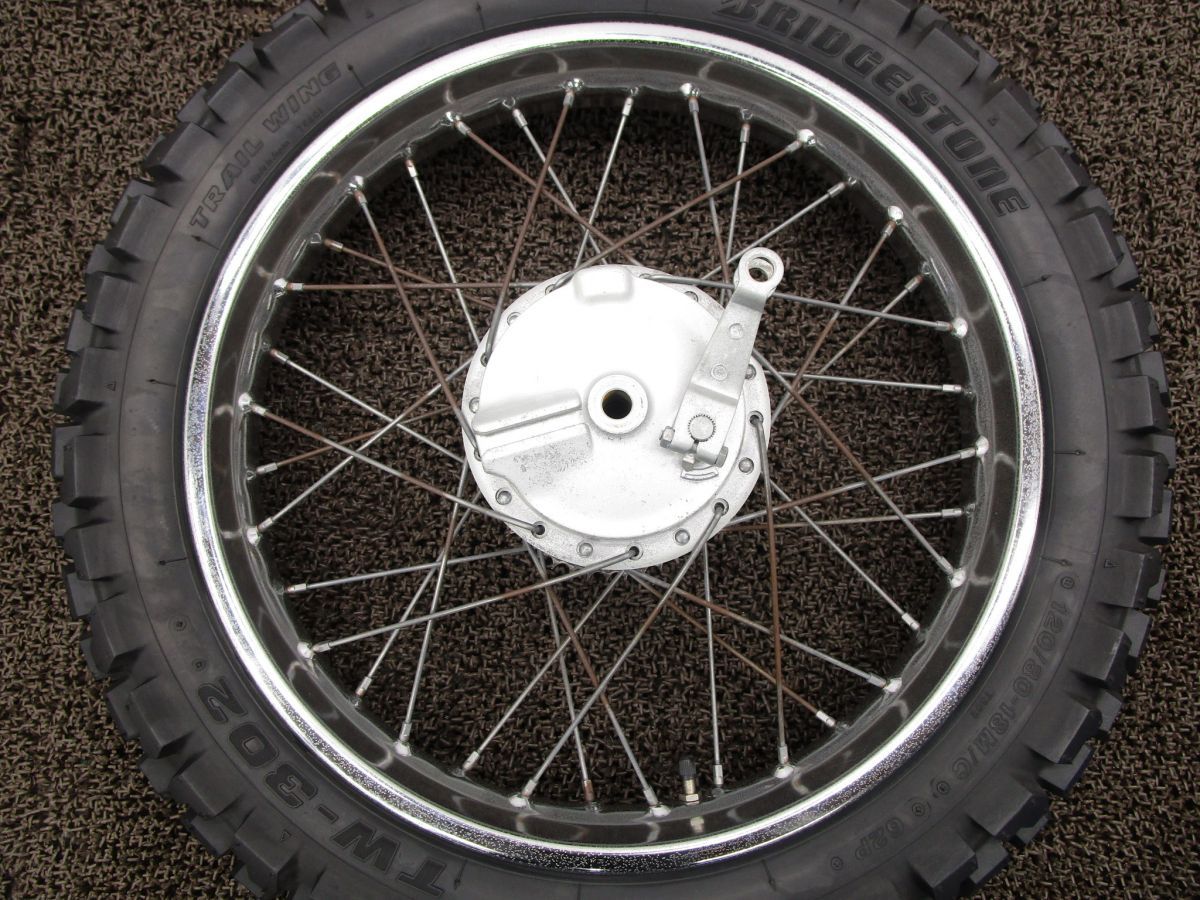 ブロンコ リアホイール ブレーキドラム スプロケット □A6860 5BT ヤマハ 5BT BRONCO キャブ車