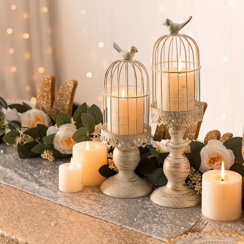 ☆アンティークメタルキャンドル吊り下げスタイル2個セット ☆アンティークメタルキャンドル吊り下げスタイル2個セット