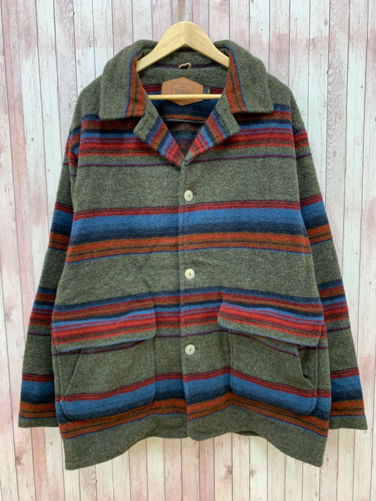 90's USA製 WOOL RICH ウール ブルゾン ウールリッチ MサイズRRL