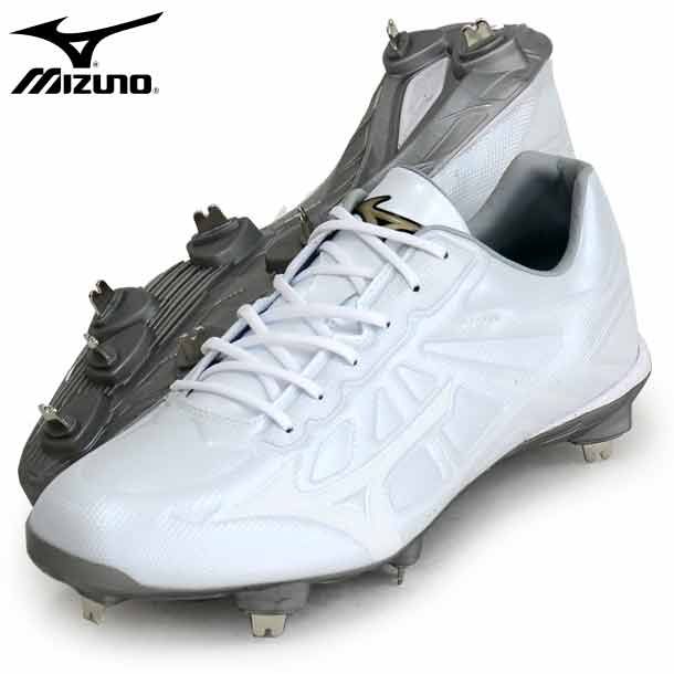 ミズノ MIZUNO ライトレボエリート 野球 スパイク 金具 埋メ込ミ式 白スパイク 軽量 21SS 11GM211101 01ホワイト×ホワイト