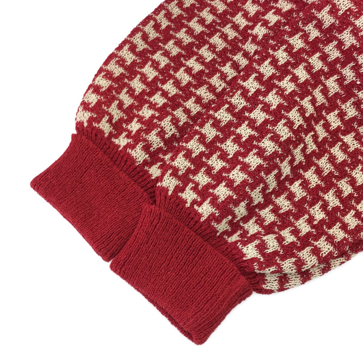 Needles ニードルズ Vneck Cardigan-Houndstooth MR322 ブイネック