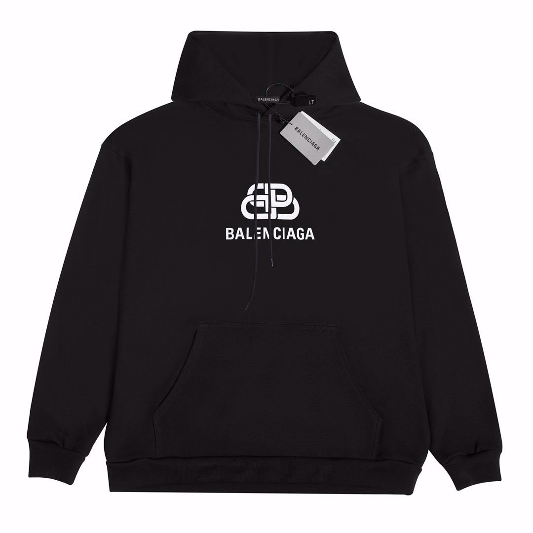 Balenciaga バレンシアガ hoodie フード付きスウェットシャツ ブラック  