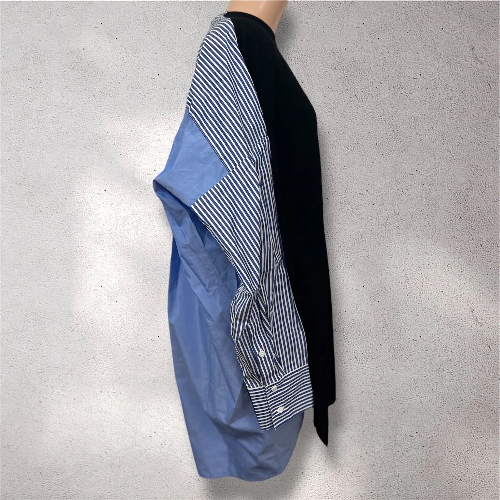 新品】ENFOLD エンフォルド ニット×シャツドッキングプルオーバー 38