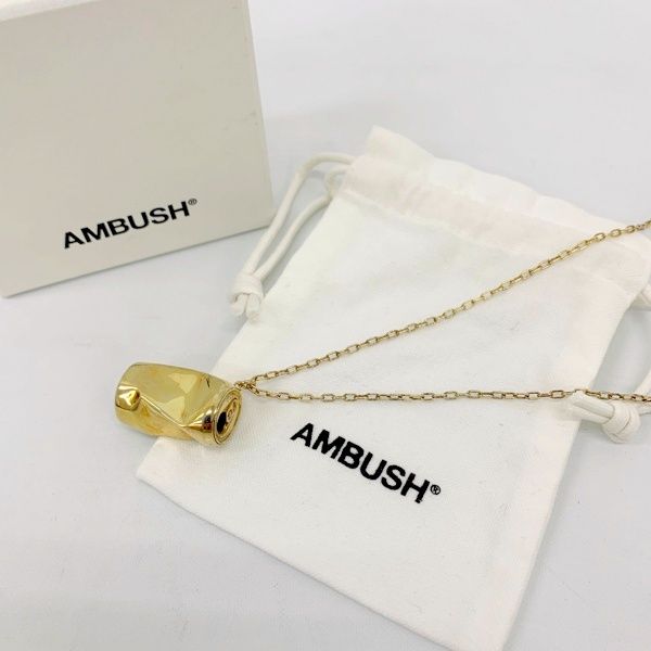 AMBUSH 缶 カン ドリンク缶 ネックレス ペンダント ジュエリー SV925 シルバー 箱付き 日本製 メンズ アンブッシュ アクセサリー DF14141