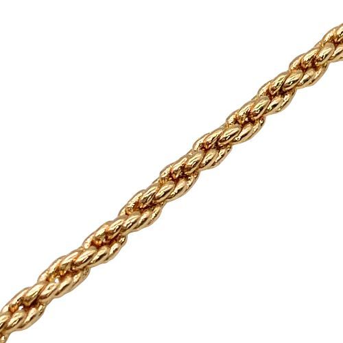クリスチャンディオール スクエア ラインストーン ネックレス ゴールドカラー 中古】Christian Dior クリスチャンディオール ネックレス