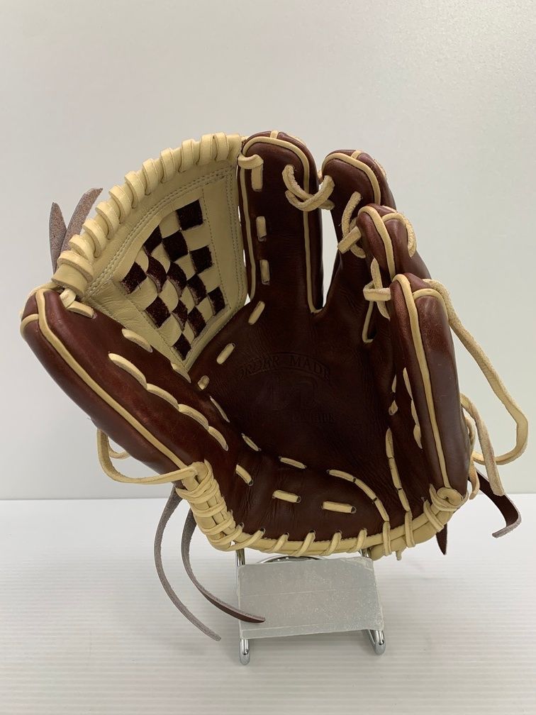 中古品 アサダスポーツ オーダー 硬式 内野手用 グローブ 刺繍