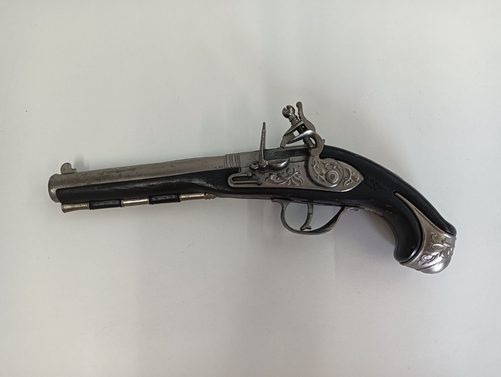 最終⭐︎イタリアンピストル（1825年英国モデル）レプリカ 倉庫保管品 送料無料 スペイン製 GONHER社製 フリントロックピストル(レプリカ