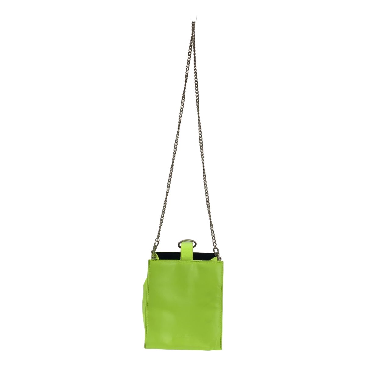 JUNYA WATANABE COMME des GARCONS ジュンヤワタナベ スクエア チェーン ショルダーバッグ イエロー レディース