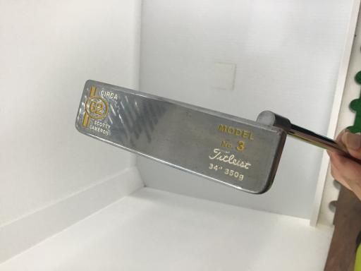 タイトリスト SCOTTY CAMERON CIRCA 62 No.3 34インチ パター PT スチール フレックスその他 メンズ 男性用 右利き 右用 Cランク ゴルフクラブ