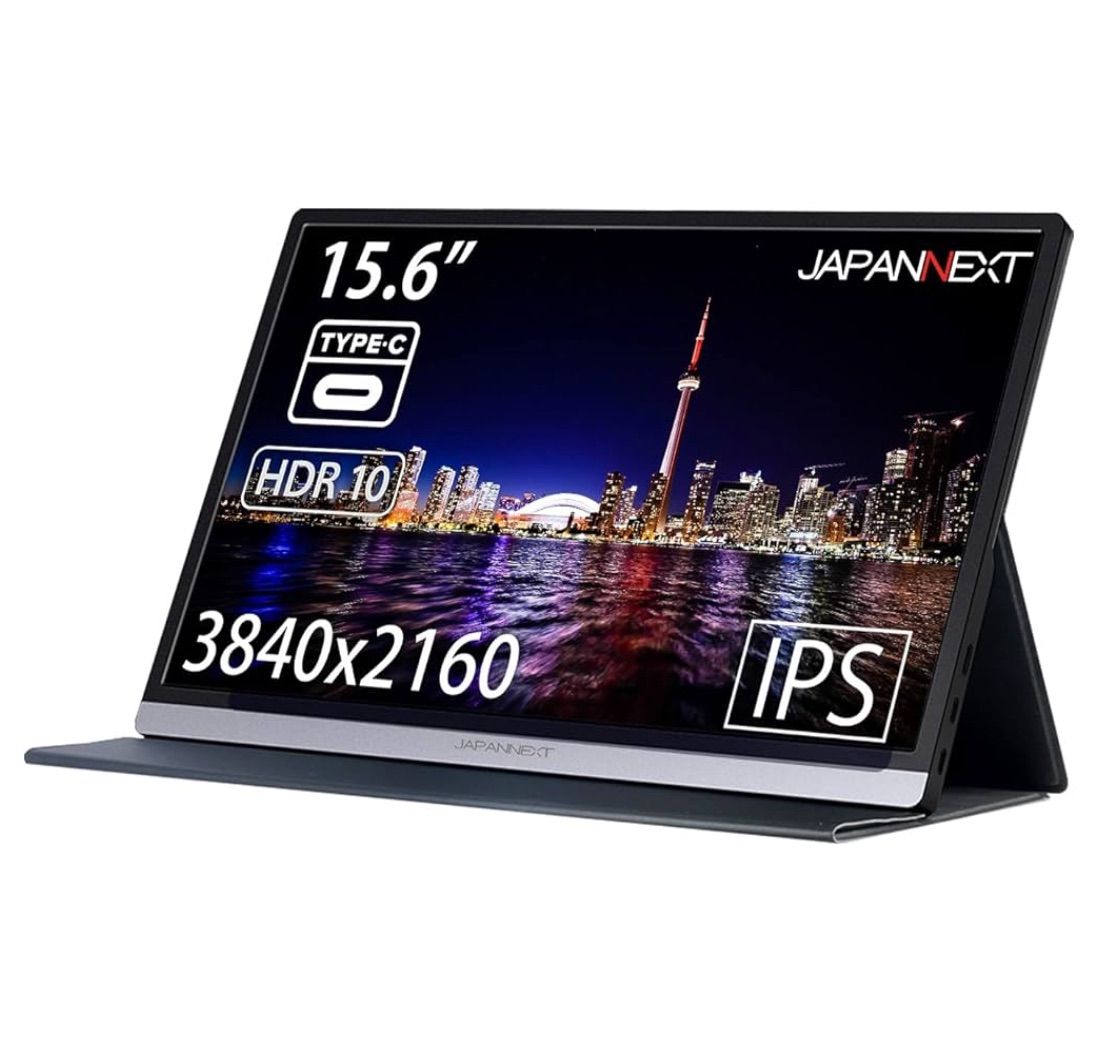 ポータブルモニター 4Kモバイルモニター 内蔵スピーカー 15.6インチ