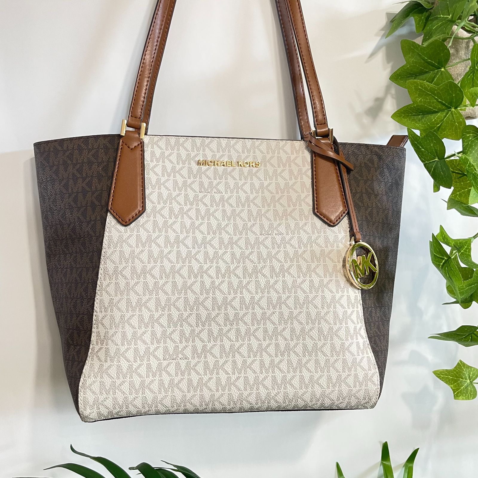 美品】MICHAEL KORS マイケルコース トートバッグ MKロゴ - メルカリ