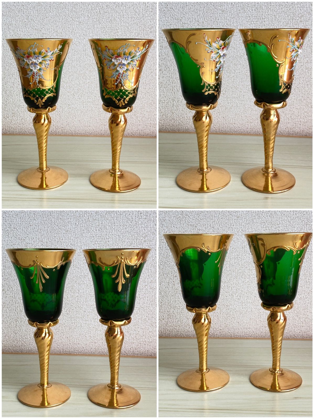 ムラーノガラス 香水瓶 ブェネチアングラス ミルフィオリ ベネチアン