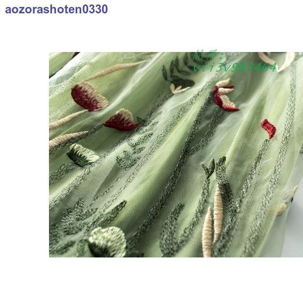 Aライン 花柄