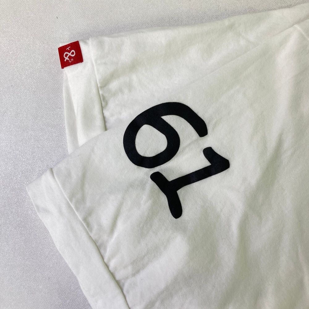 ROUGH&SWELL ラフアンドスウェル 半袖 Tシャツ ホワイト L ゴルフ サイズ：XL ROUGH&SWELL ラフアンドスウェル 襟付 半袖Tシャツ