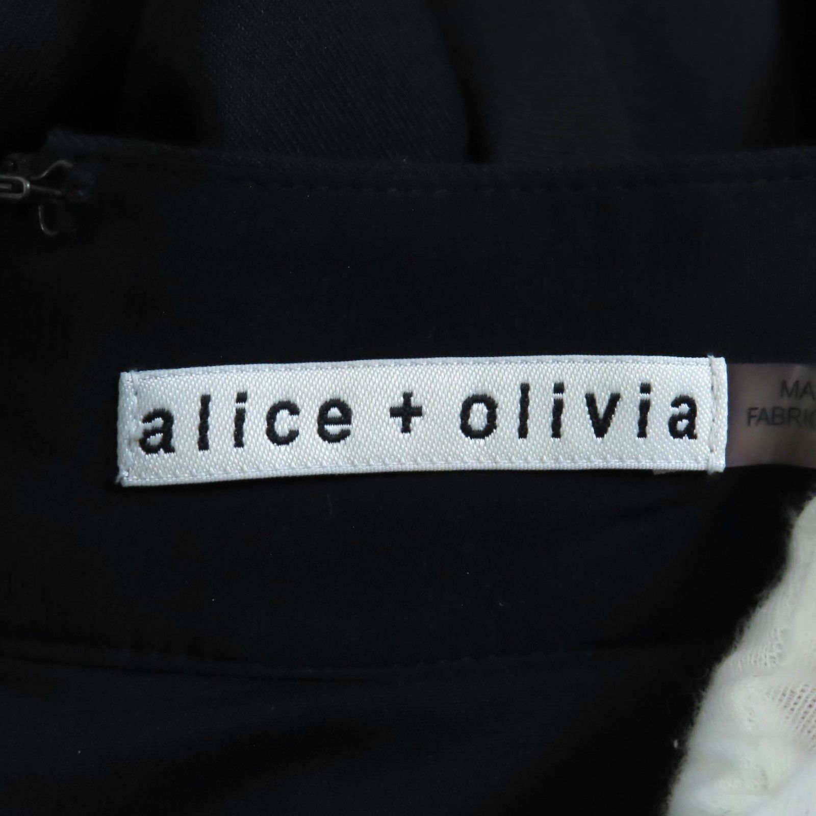 alice olivia アリス アンド オリビア ポリエステル ビスコース ボックスプリーツ 膝丈 バルーンスカート ボトムス ブラック 2 レディース GULLKHAN_COM