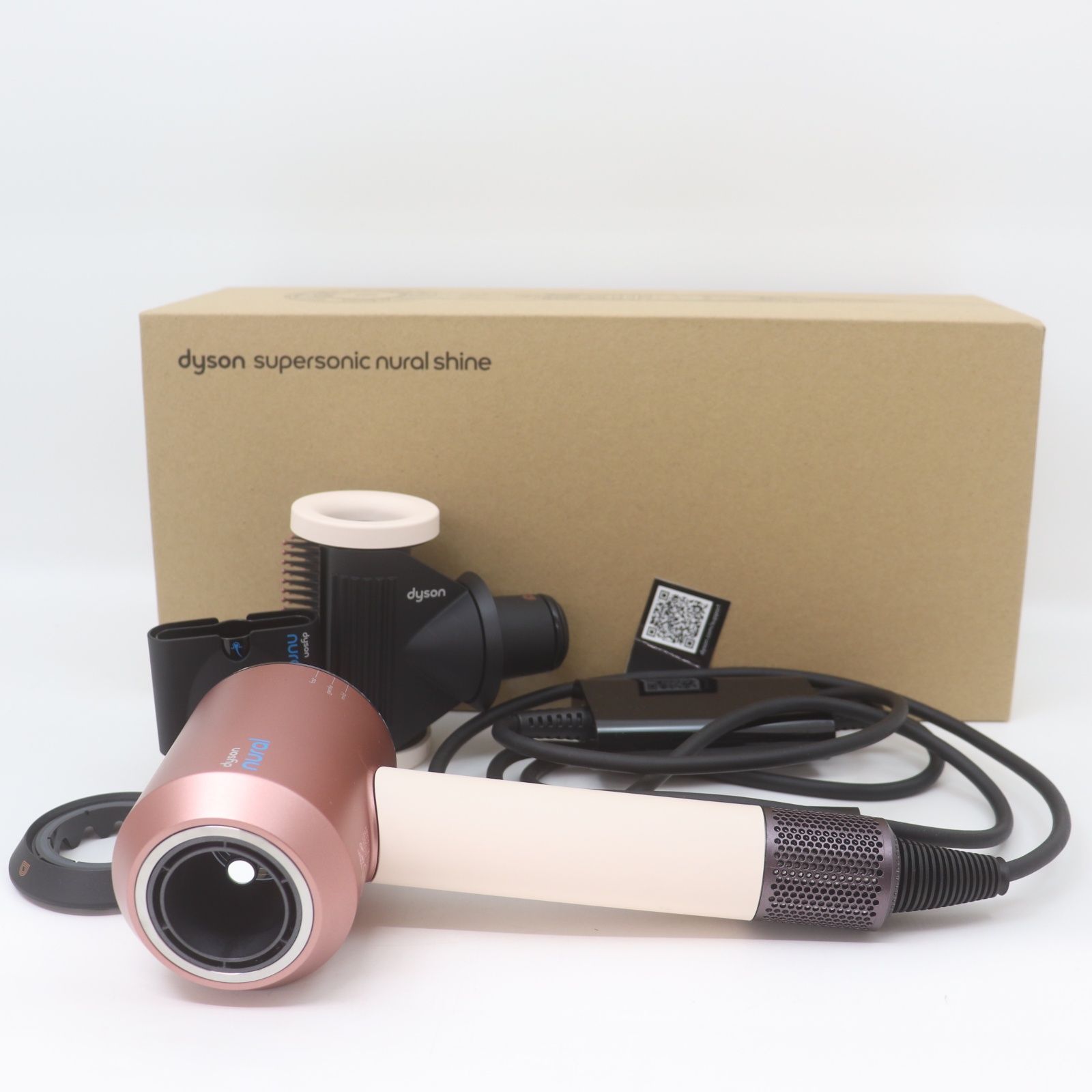 ITL4FAZNSBSE 美品 dyson ダイソン Supersonic Nural Shine ドライヤー セラミックピンク 美容機器 HD16 スカルプケア