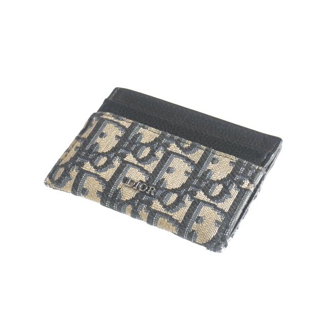 クリスチャンディオール Christian Dior オブリーク カードケース カードホルダー 財布 総柄 24-BO-0189