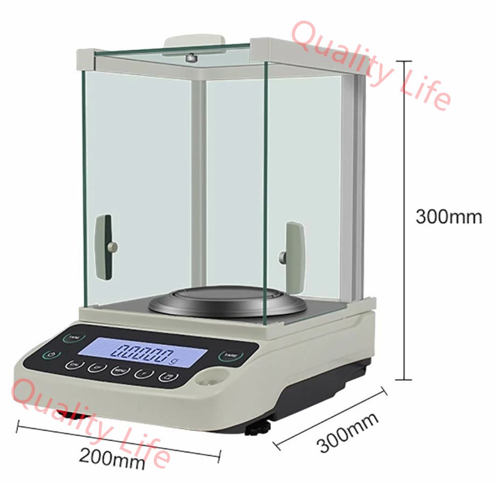 デジタル精密天秤 研究所ラボ精密スケール LCD表示 0.0001g 実験室 業務用 研究室