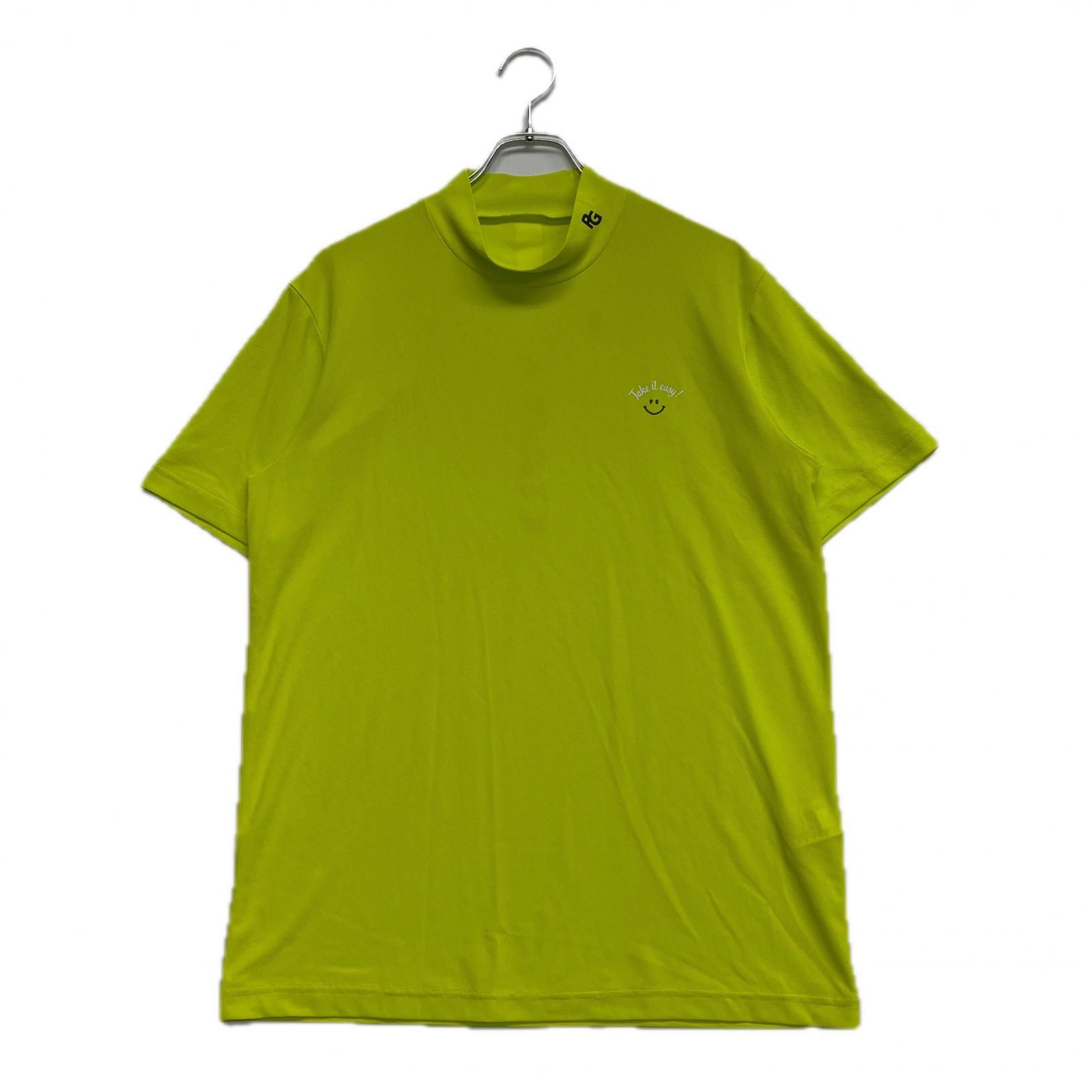 本物 メンズ パーリーゲイツ PEARLY GATES 半袖シャツ 6(LL) ライム