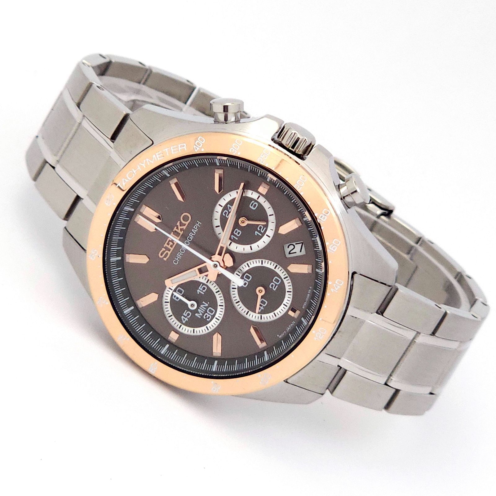 期間限定セール！(本日まで) 美品 SEIKO クロノグラフ 8t63-00d0 ☆良品 SEIKO セイコー クロノグラフ 8T63-00D0 QZ 動作品 - メルカリ