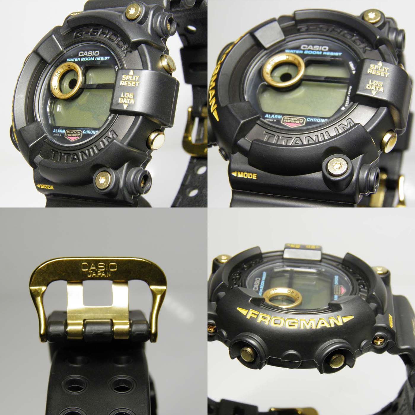 CASIO(カシオ)G-SHOCK(ジーショック）DW-8200B-9A ゴールドチタンフロッグマン(FROGMAN) 黒金蛙【未使用品】 - メルカリ