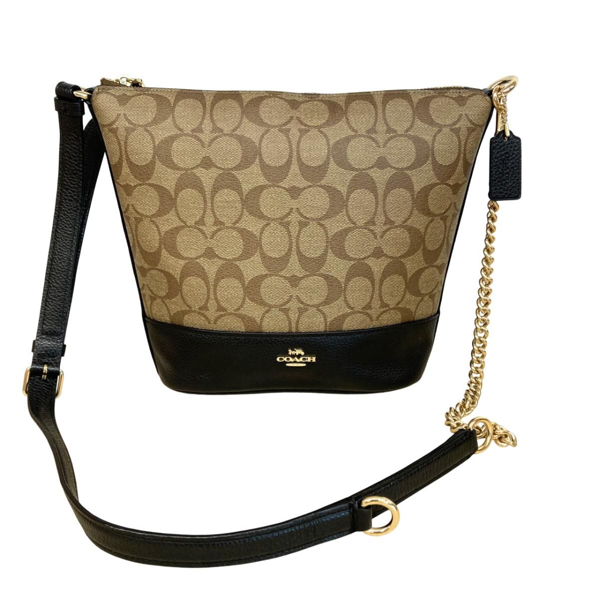 中古】 COACH （コーチ） ｼｸﾞﾈﾁｬｰ ｽﾓｰﾙﾊﾟｸｽﾄﾝﾀﾞｯﾌﾙ ｼｮﾙﾀﾞｰﾊﾞｯｸﾞ 