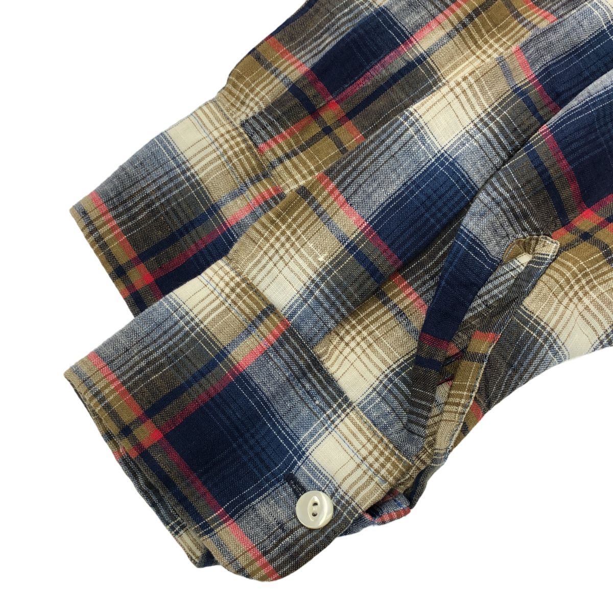 Needles ニードルス Cut-off L/S check Shirt カットオフ チェック柄