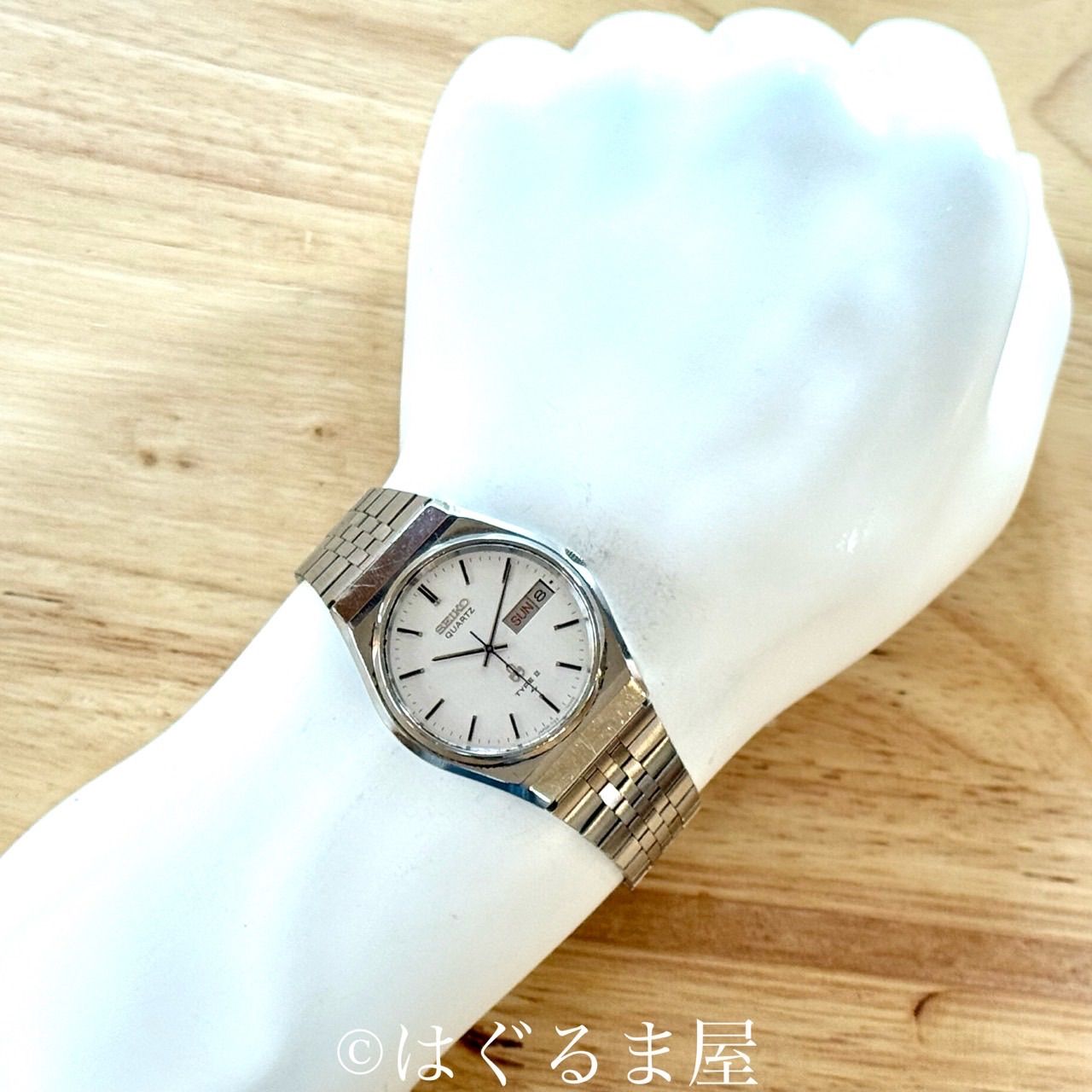 1978年10月製造 セイコー タイプ2 Qz メンズウォッチ 点検整備済