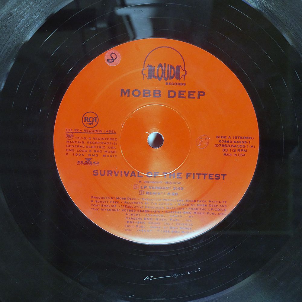 米 US盤 MOBB DEEP/SURVIVAL OF THE FITTEST/LOUD 07863643551