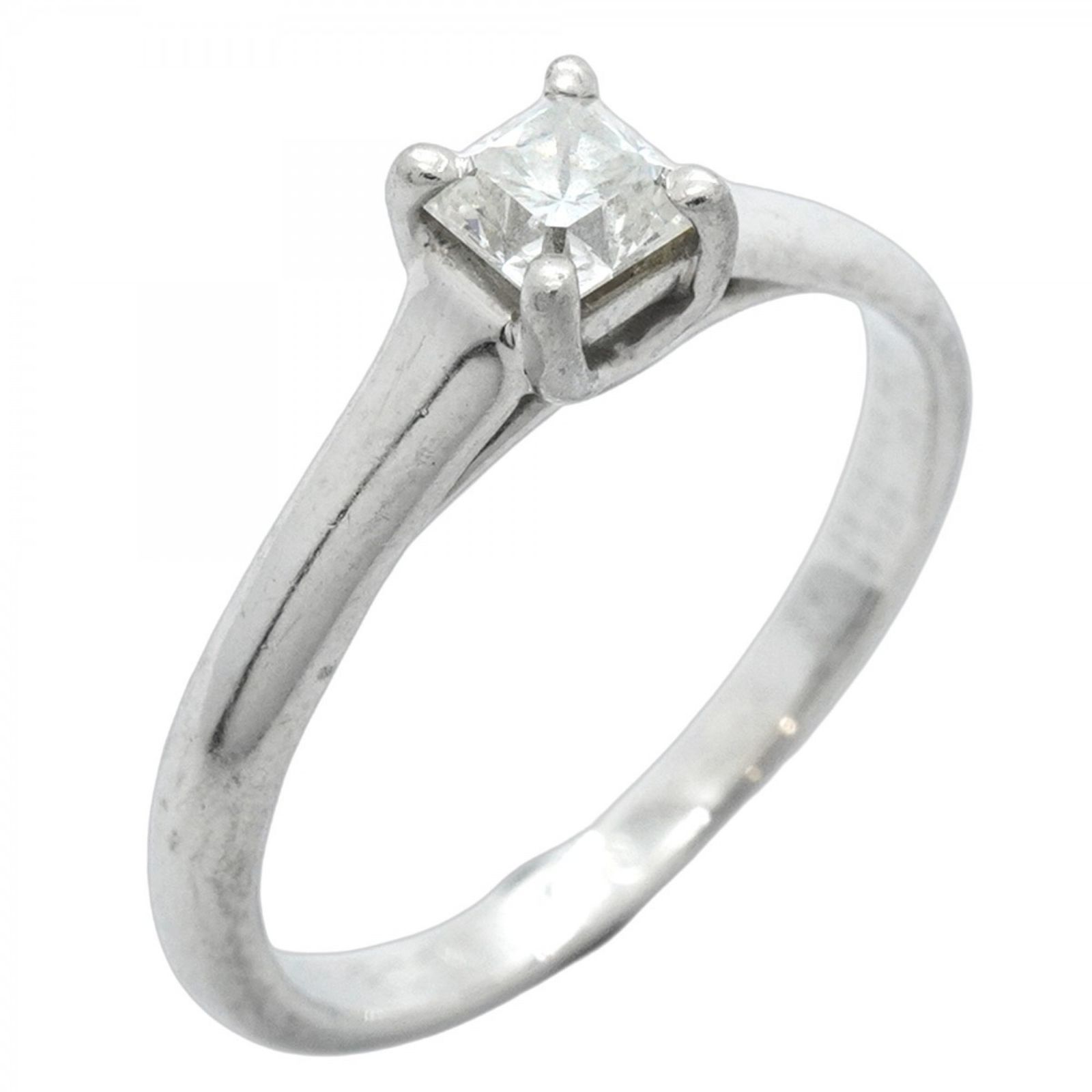 Tiffany ティファニー Pt950 リング ノーツ ルシダ ダイヤ 3P