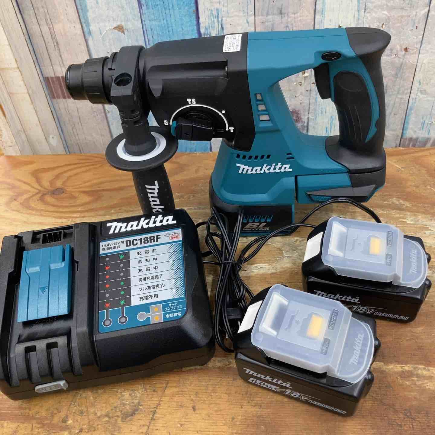 マキタ makita コードレスハンマドリル HR244DRGX 18V バッテリー2個 充電器付き 柏店
