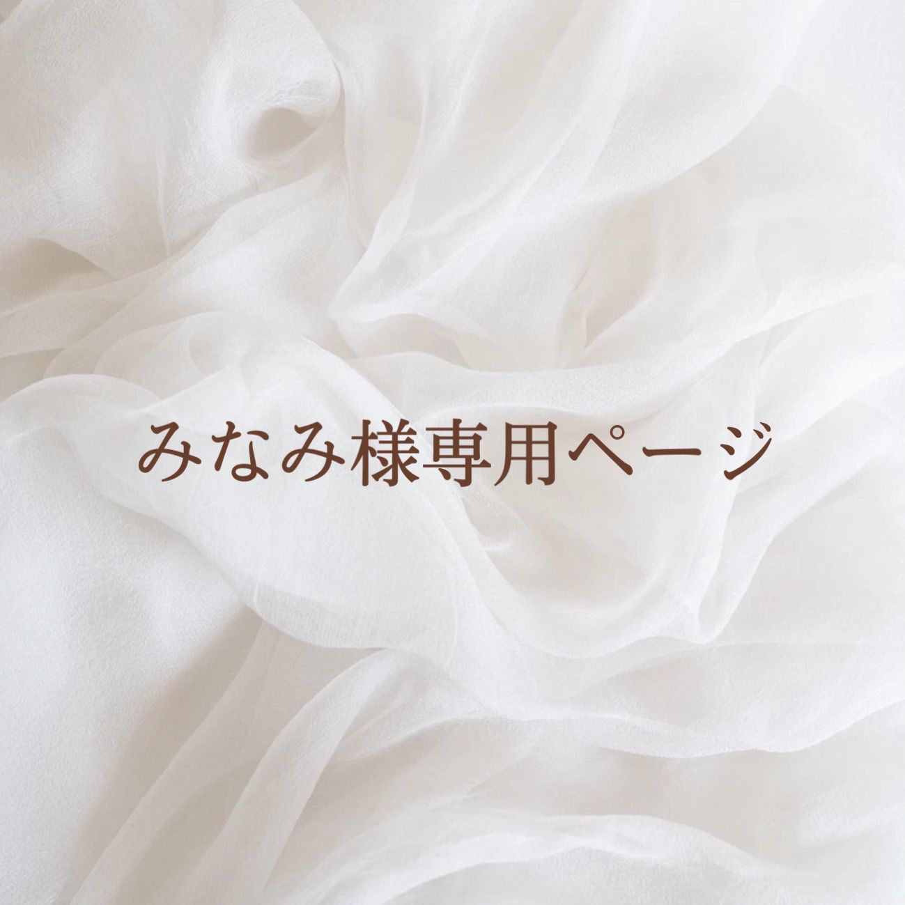 みなみ様専用ページ とえ