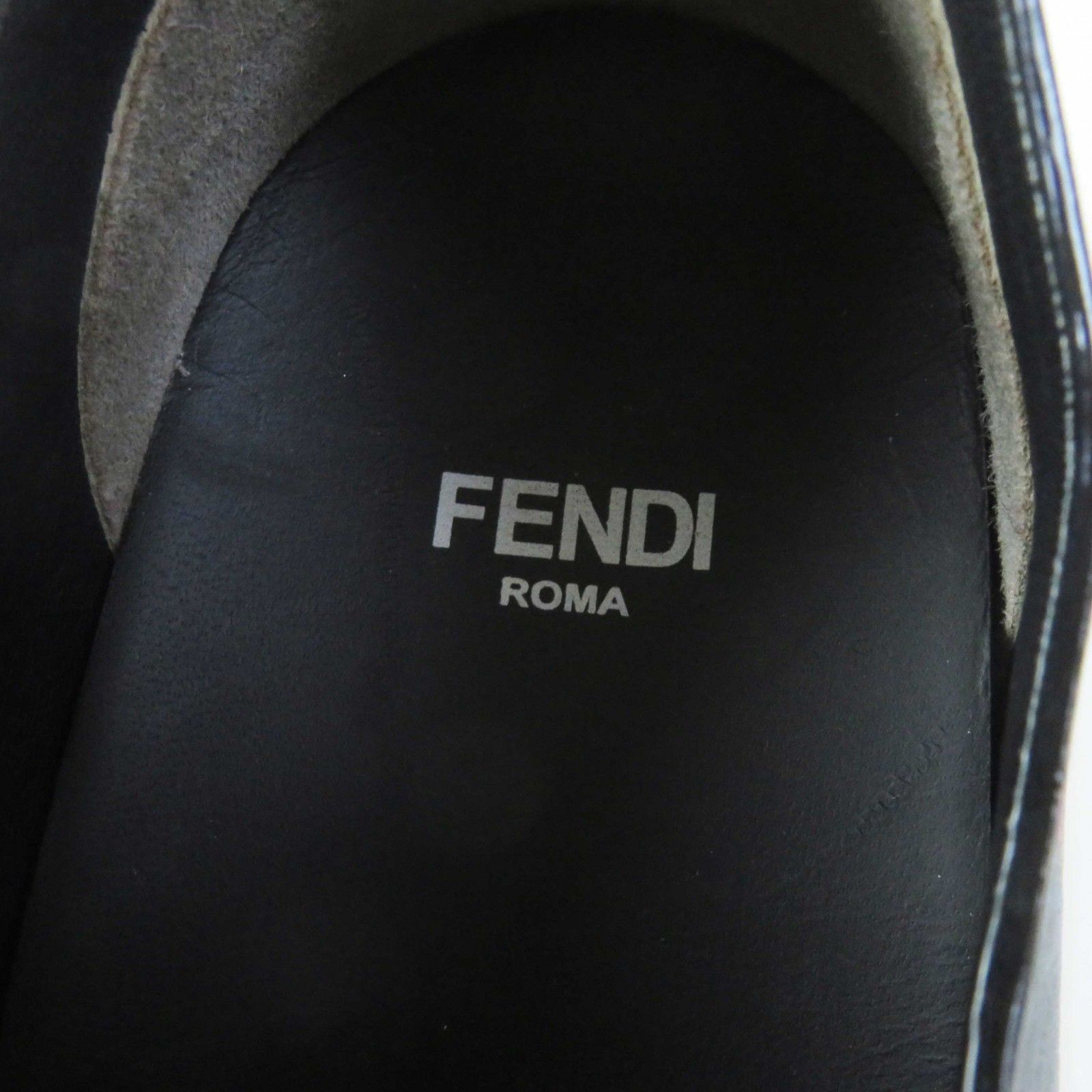 ドンドン見直し】美品◎FENDI フェンディ オールレザー 花柄 レースアップ ローカットスニーカー マルチ ブラック 38 イタリア製 レディース  - メルカリ