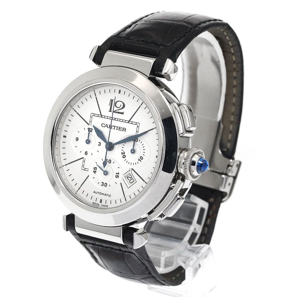ブランド品専門の パシャ W3108555 CARTIER カルティエ 42MM 自動 クロノグラフ その他