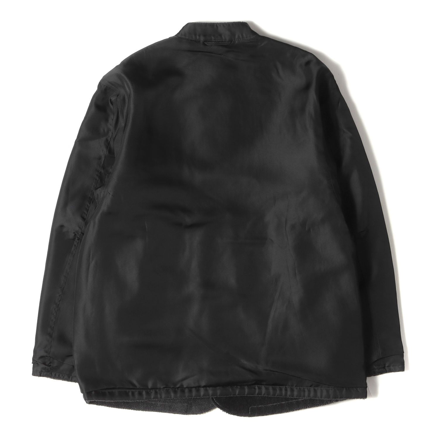 BLURHMS ブラームス ジャケット サイズ:2 22AW リバーシブル カット パイル サテン ホスピタルジャケット Cut Pile  Rrversible Hospital Jacket チャコール ブラック 日本製 アウター ブルゾン【メンズ】 - メルカリ